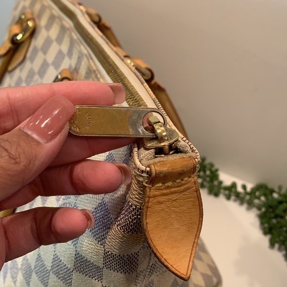 Louis Vuitton white damier azur Saleyea MM tote - Picture 5 of 15
